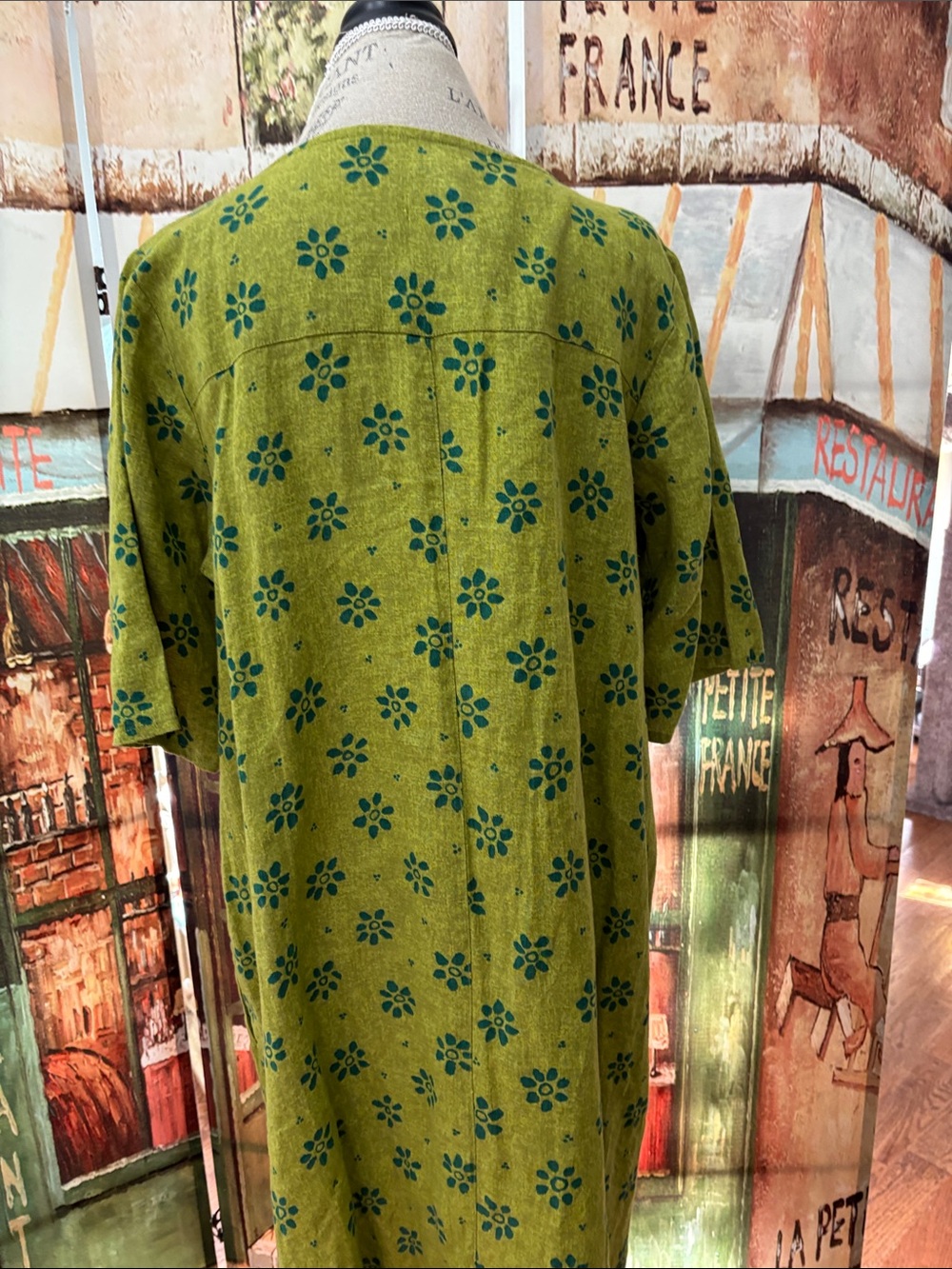 Gudrun Sjoden Ester Dress, Guava/Patterned, Size Medium - Picture 8 of 11